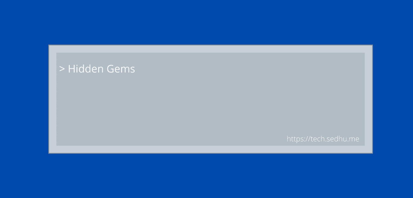 Terminal Tricks and Shortcuts - Hidden Gems!